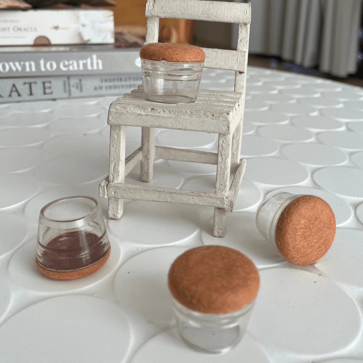 Groovy Flex Silicone Felt Chair Leg Protectors | Stretchy Edition