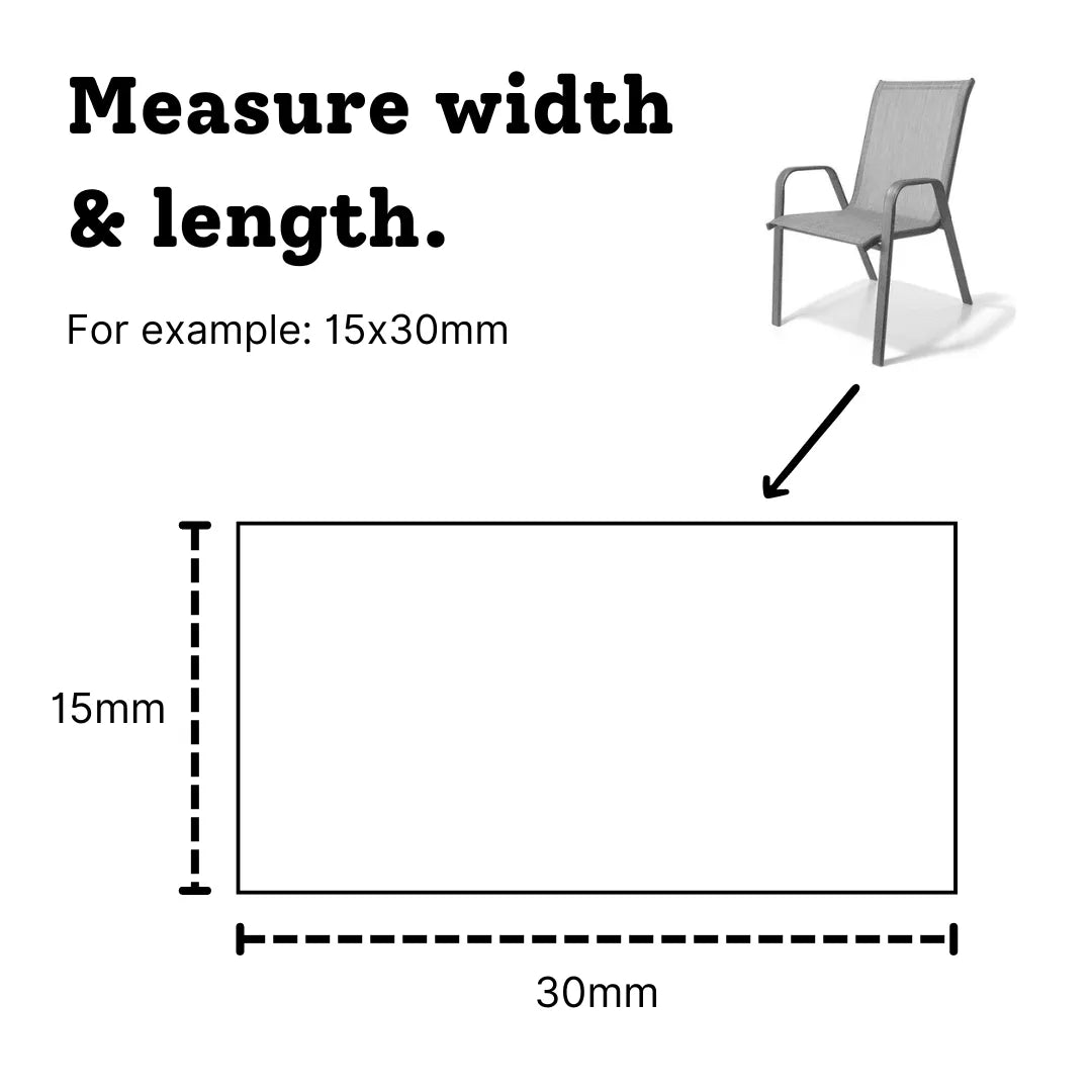 Rectangular Felt Silicone Chair Leg Protectors | Extra-Durable Chair Floor Protectors - Chair Caps Australia - www.chaircapsaustralia.com.au