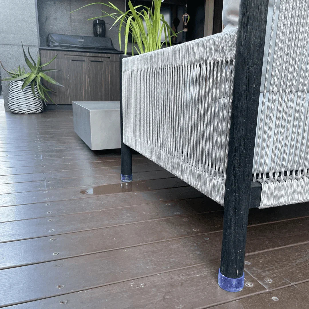 Round Felt Silicone Chair Leg Protectors | Extra-Durable Chair Floor Protectors - Chair Caps Australia - www.chaircapsaustralia.com.au