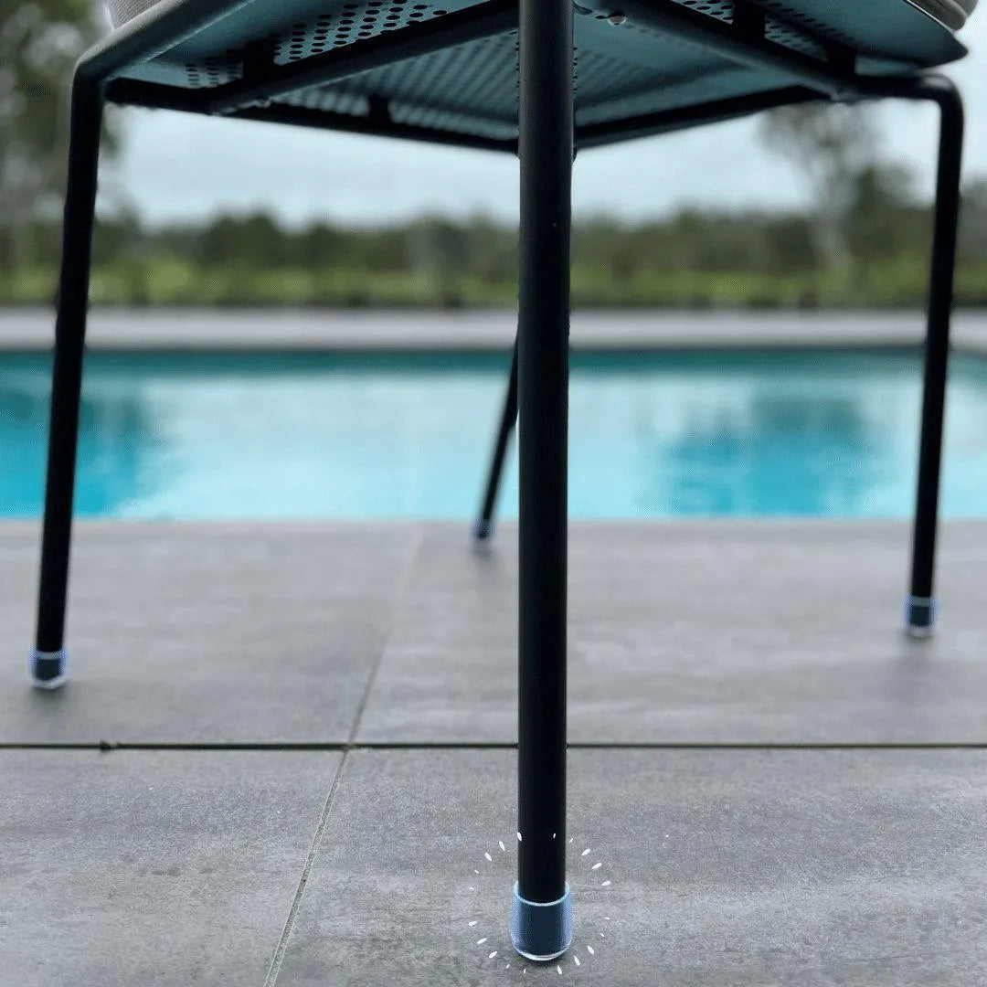 Round Felt Silicone Chair Leg Protectors | Extra-Durable Chair Floor Protectors - Chair Caps Australia - www.chaircapsaustralia.com.au