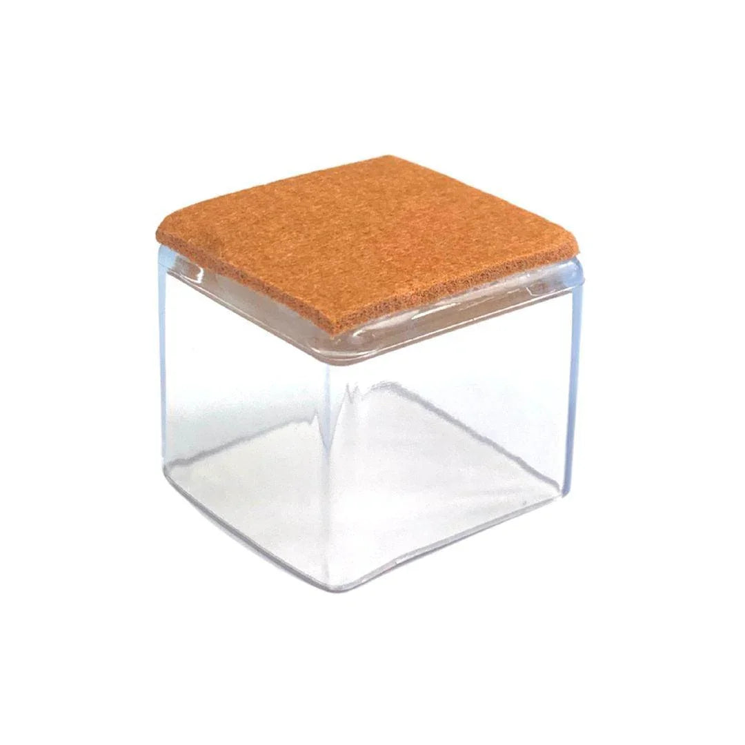 (NEW) Square Silicone Felt Chair Leg Glides (Groovy Slides) - Chair Caps Australia - www.chaircapsaustralia.com.au