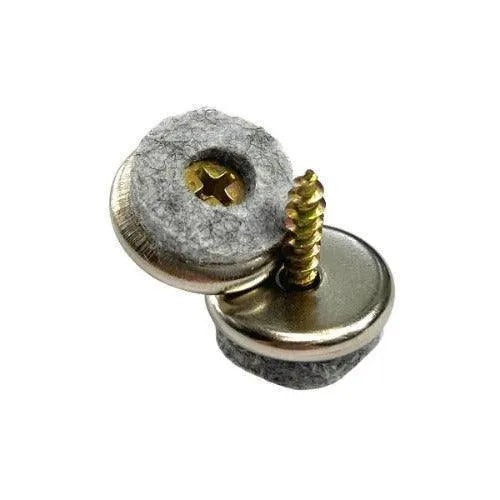 Screw In Felt Floor Protection Furniture Glides - Soft Floor Protection! - Chair Caps Australia - www.chaircapsaustralia.com.au
