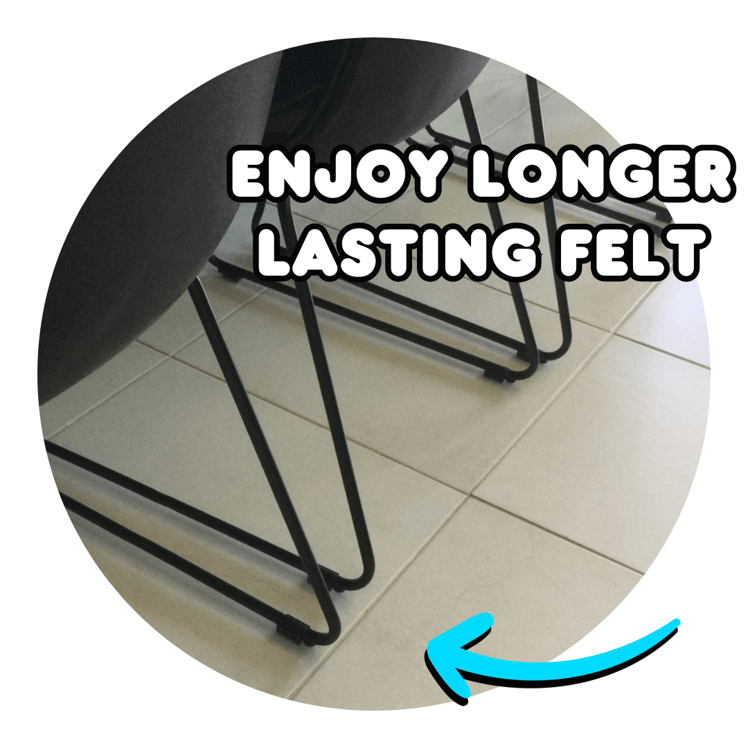 Enjoy_longer_lasting_Clip_on_sled_chair_glide_felt - Chair Caps Australia