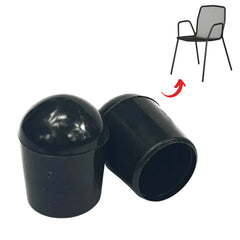 External Domed Black Caps