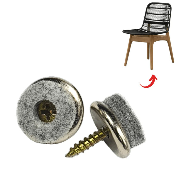 Felt Screw-in Furniture Glides ChairCapsAustralia – Chair Caps