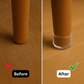 Round Felt Silicone Chair Leg Protectors | Extra-Durable Chair Floor Protectors
