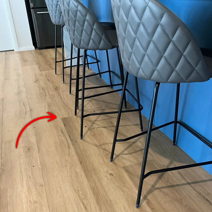 Round Felt Silicone Chair Leg Protectors | Extra-Durable Chair Floor Protectors