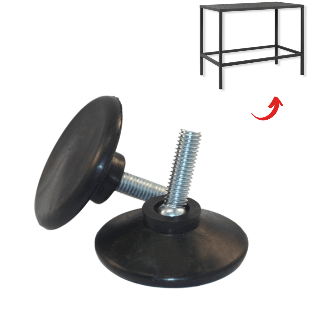 Adjustable Swivel Table Feet - 8mm | Stop Wobbly Tables - Chair Caps Australia - www.chaircapsaustralia.com.au