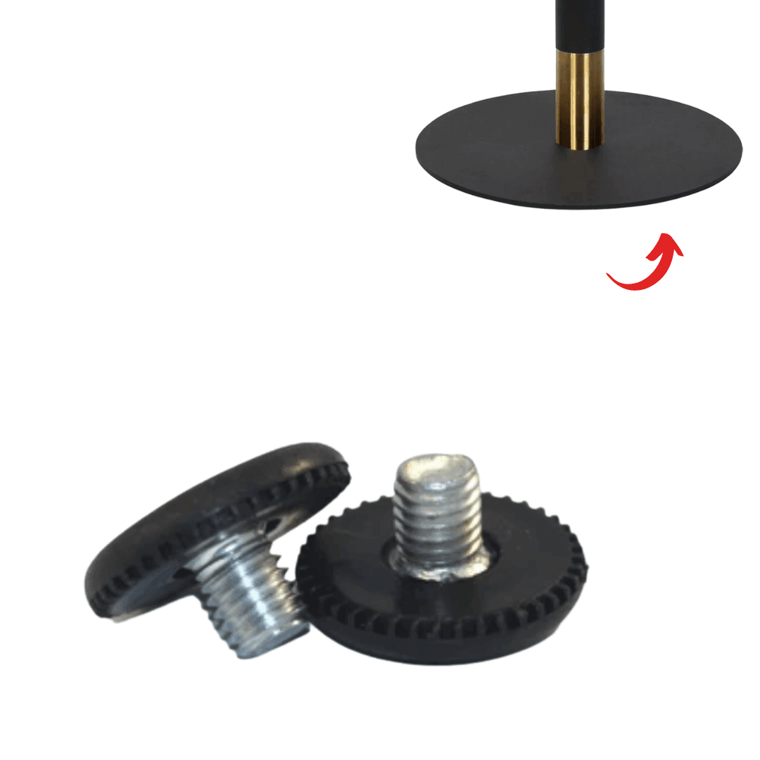 Adjustable Table Feet - 8mm | No show - Chair Caps Australia - www.chaircapsaustralia.com.au