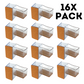Rectangle Chair Leg Protector Glides - 16x Pack