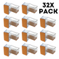 Rectangle Chair Leg Protector Glides - 32x Pack