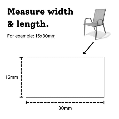 Rectangular Felt Silicone Chair Leg Protectors | Extra-Durable Chair Floor Protectors - Chair Caps Australia - www.chaircapsaustralia.com.au