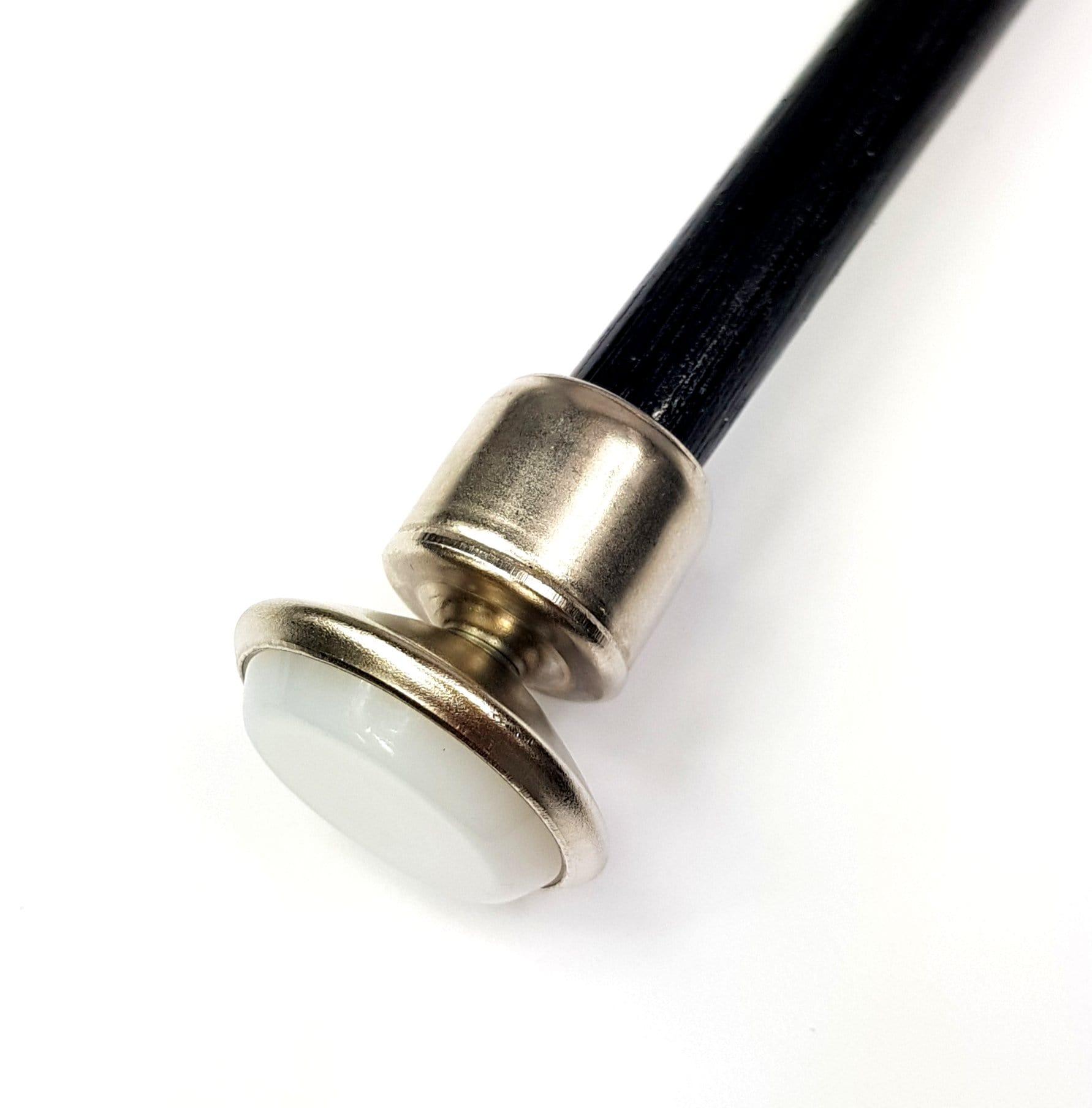 Self-Leveling Vintage Chair Leg Protector – Nickel Plated Swivel Base (NEW) - Chair Caps Australia - www.chaircapsaustralia.com.au