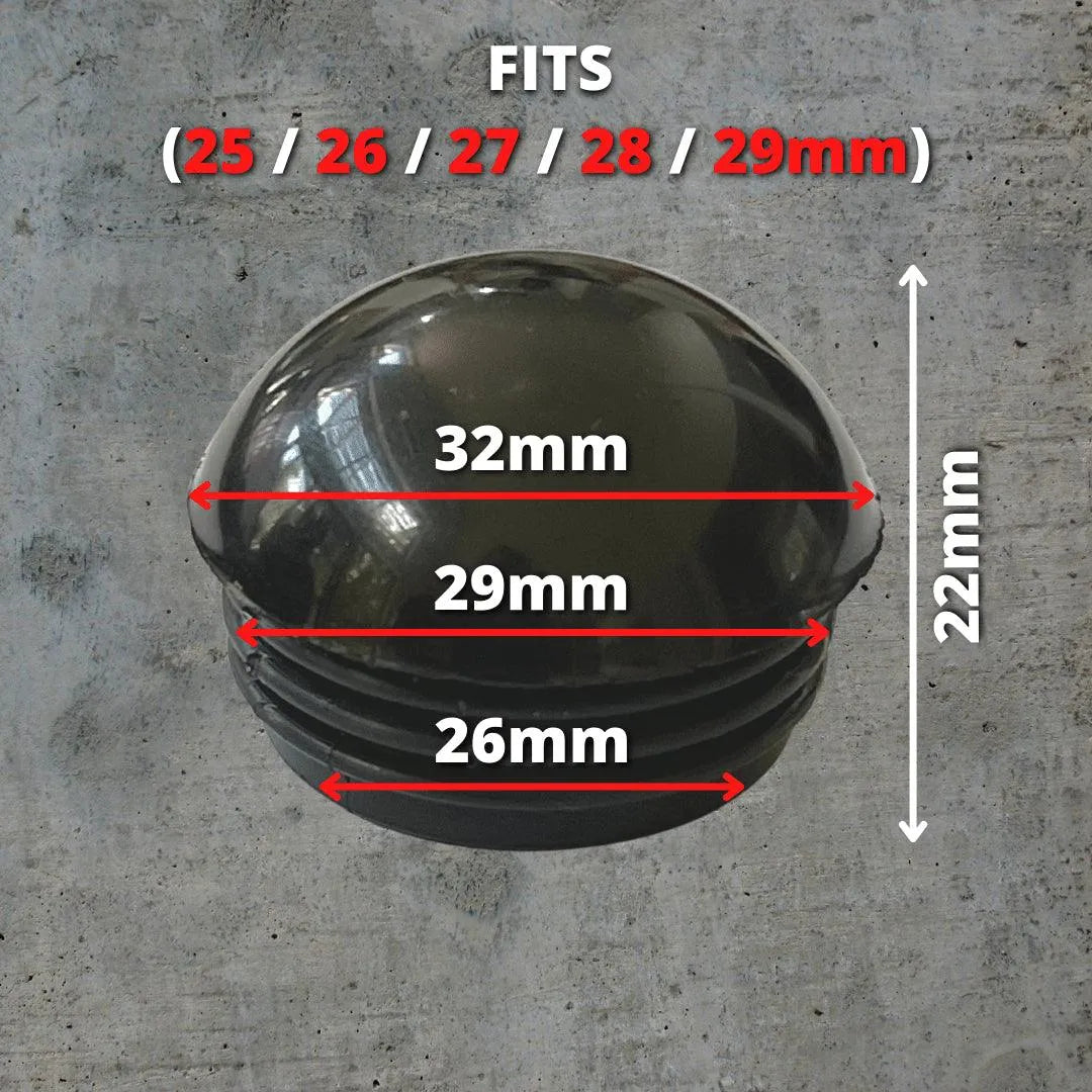 Domed Internal Stool Chair Leg Floor Protector - Replacement Cap - Chair Caps Australia - www.chaircapsaustralia.com.au