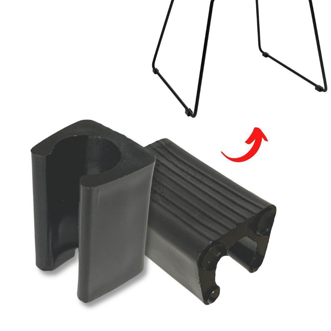 Black Clip-on Sled Chair Glide | Floor Protection - Chair Caps Australia - www.chaircapsaustralia.com.au