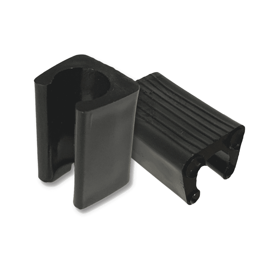 Black Clip-on Sled Chair Glide | Floor Protection - Chair Caps Australia - www.chaircapsaustralia.com.au