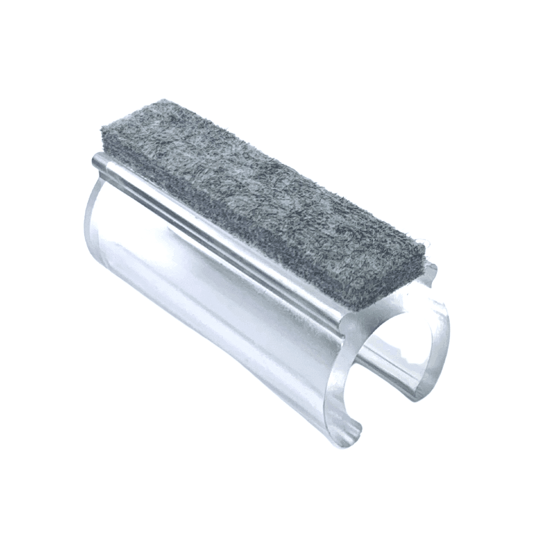 Clear Felt Clip-on Sled Chair Glides - No scratches - Chair Caps Australia - www.chaircapsaustralia.com.au