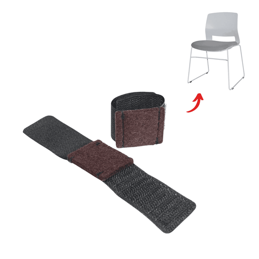 Wrap Around Felt Sled Chair Glide - No Measurements Required - Chair Caps Australia - www.chaircapsaustralia.com.au