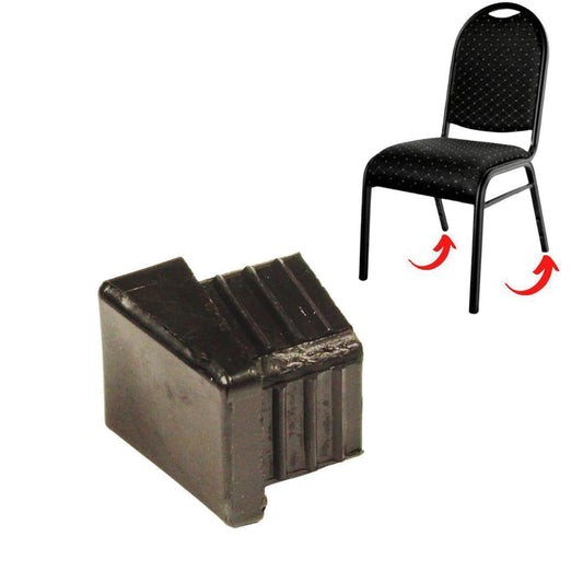 Internal Angled Leaning Chair Leg Caps - Multiple Sizes - Chair Caps Australia - www.chaircapsaustralia.com.au