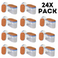Oval Chair Leg Protector Glides - 24x Pack