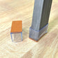 Rectangular Felt Silicone Chair Leg Protectors - Chair Floor Protectors - Chair Caps Australia - www.chaircapsaustralia.com.au